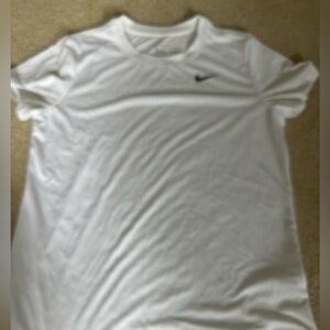 Nike White Crew Neck Tee